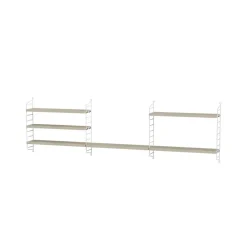String Pocket boekenplank essen-wit, essen-wit< Opbergoplossingen Voor De Kinderkamer