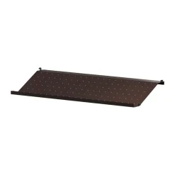 String schoenenrek metaal, Donkerbruin, 78x30 cm< Schoenenrekken