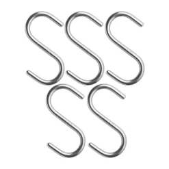 String s-haak 5-pack, Roestvrij staal< Haken & Hangers