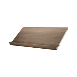 String tijdschriftenrek hout, walnoot, 78x30 cm< Tijdschriftenrekken