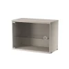 String vitrinekast, Beige, 58x30 cm< Kasten & Vitrines