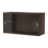 String vitrinekast, Donker eiken, 78x30 cm< Kasten & Vitrines