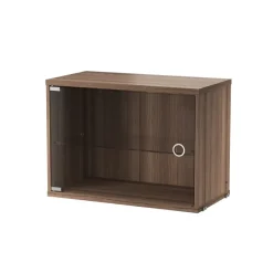 String vitrinekast, Walnoot, 58x30 cm< Kasten & Vitrines