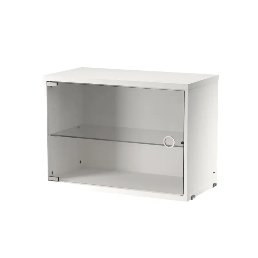 String vitrinekast, Wit, 58x30 cm< Kasten & Vitrines