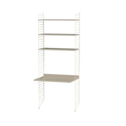 String vloerpaneel, beige, 200x30 cm, 2-pack< Planken & Planksystemen