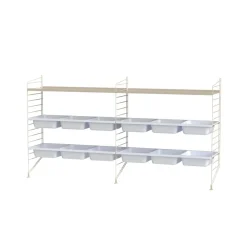String vloerpaneel, beige, 85x30 cm, 1-pack< Opbergoplossingen Voor De Kinderkamer