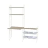 String vloerpaneel, beige, 200x30 cm, 2-pack< Opbergoplossingen Voor De Kinderkamer