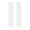 String vloerpaneel, Donkergrijs, 200x30 cm, 2-pack< Planken & Planksystemen