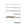 String vloerpaneel, wit, 200x30 cm, 2-pack< Opbergoplossingen Voor De Kinderkamer