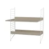 String vloerpaneel, wit, 85x30 cm, 2-pack< Opbergoplossingen Voor De Kinderkamer