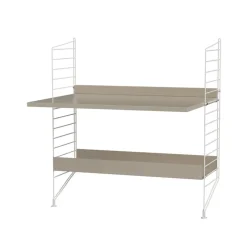 String vloerpaneel, wit, 85x30 cm, 2-pack< Opbergoplossingen Voor De Kinderkamer