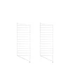 String vloerpaneel, wit, 85x30 cm, 2-pack< Planken & Planksystemen