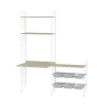 String vloerpaneel, wit, 200x30 cm, 2-pack< Opbergoplossingen Voor De Kinderkamer
