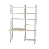 String vloerpaneel, zwart, 200x30 cm, 2-pack< Opbergoplossingen Voor De Kinderkamer