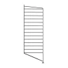 String vloerpaneel, zwart, 85x30cm, 1-pack< Planken & Planksystemen