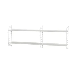 String wandpaneel, Wit, 50x20 cm, 2-pack< Opbergoplossingen Voor De Kinderkamer