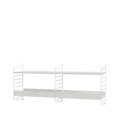 String wandpaneel, Wit, 50x30 cm, 2-pack< Planken & Planksystemen