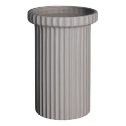DBKD Stripe pot groot h22 cm Ø12 cm, Sandy mole< Bloempotten