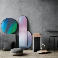 Fritz Hansen Studio Roso spiegel, rond, Groen< Ronde Spiegels|Wandspiegels