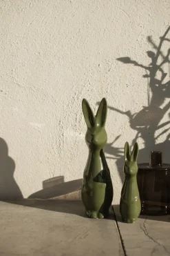 DBKD Swedish rabbit large, Shiny green< Paasdecoratie