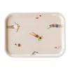Fine Little Day Swimmers dienblad 20x27 cm, Beige< Decoratieve Accessoires|Decoratieve Dienbladen