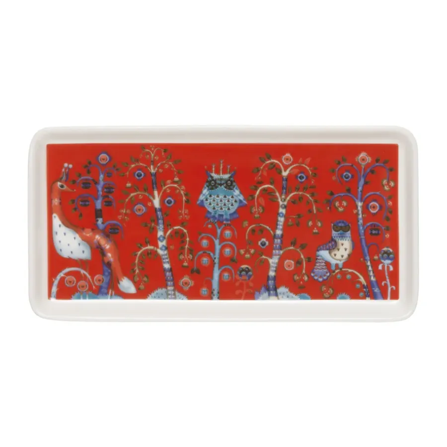 Iittala Taika bord 12x24 cm, Rood< Decoratieve Accessoires|Kerstdecoraties