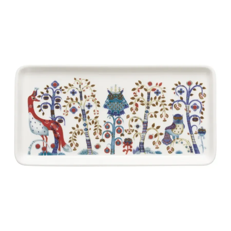Iittala Taika bord 12x24 cm, Wit< Decoratieve Accessoires|Decoratieve Dienbladen