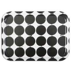 Opto Design Tallyho dienblad 27x20 cm, Zwart-wit< Decoratieve Accessoires|Decoratieve Dienbladen