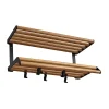 Essem Design Tamburin hoedenplank 60 cm, Eikenhout-zwart< Garderobehaken & Hoedenplanken
