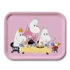 Opto Design Teaparty Moomin dienblad, roze< Decoratieve Accessoires|Decoratieve Dienbladen
