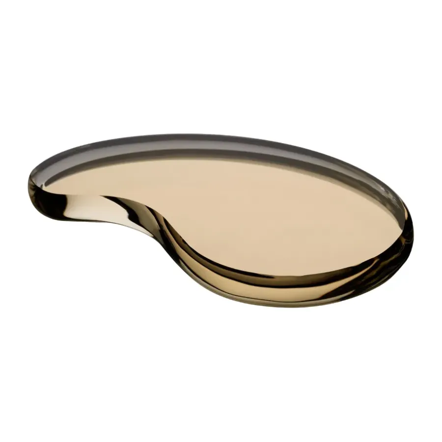 Kosta Boda Tears of joy decoratieobject 2 delen, Goud< Decoratieve Accessoires