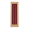 Tell Me More diner stearinkaars 28 cm 4-pack, Donkerrood< Kaarsen