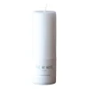 Tell Me More kaars L 15 cm, Wit< Kaarsen