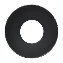 Tell Me More kaarsmanchet Ø5 cm, Zwart< Kaarsenaccessoires