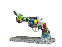 Non Violence Tennis for Peace dekoration 40 cm, Multi< Decoratieve Accessoires