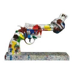 Non Violence Tennis for Peace dekoration 19 cm, Multi< Decoratieve Accessoires
