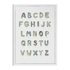 Kunskapstavlan® The alphabet watercolour poster, 50x70 cm< Posters