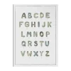 Kunskapstavlan® The alphabet watercolour poster, 30x40 cm< Posters