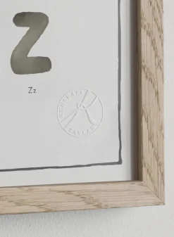 Kunskapstavlan® The alphabet watercolour poster, 30x40 cm< Posters