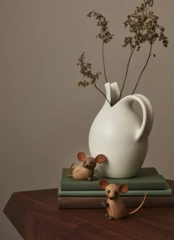 Spring Copenhagen The country mouse decoratie muis, Eikenhout< Houten Beelden