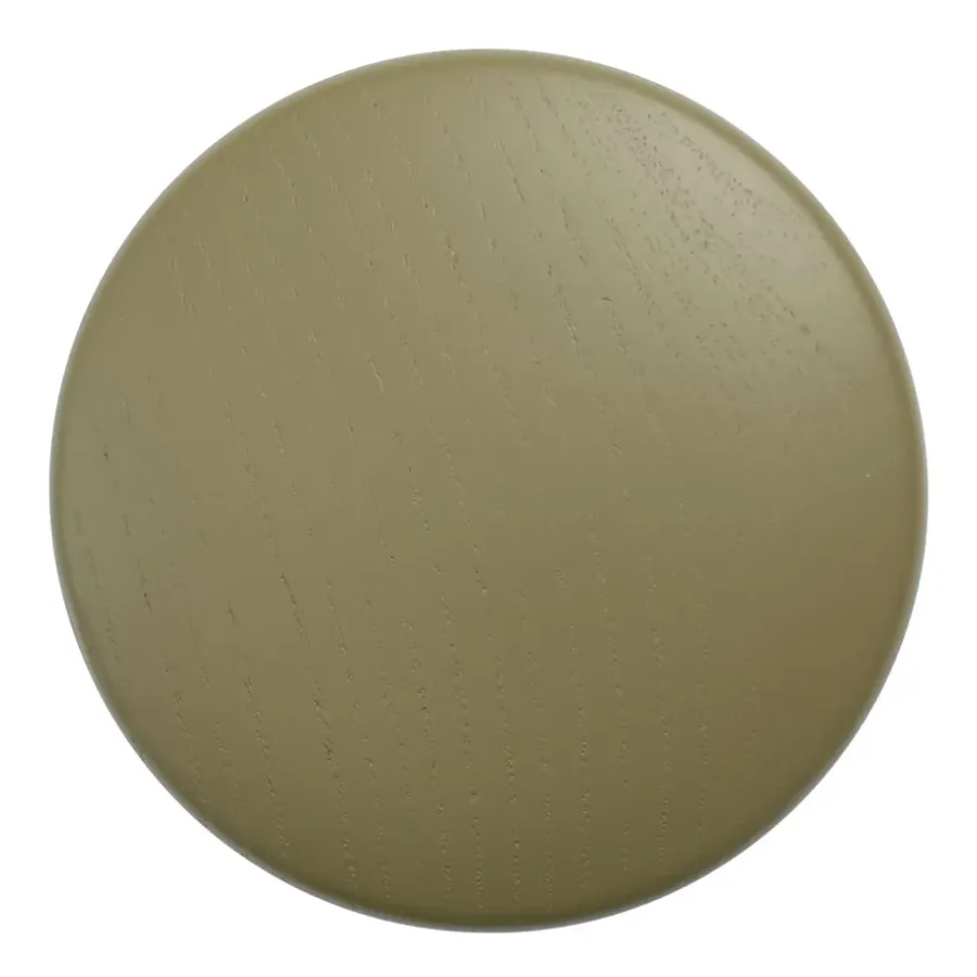 Muuto The Dots kledinghaak brown green, Ø6,5 cm< Haken & Hangers