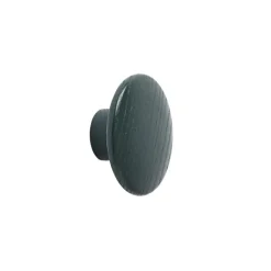 Muuto The Dots kledinghaak dark green, XS< Haken & Hangers|Opbergoplossingen Voor De Kinderkamer