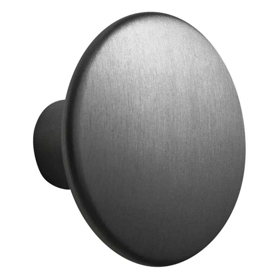 Muuto The Dots kledinghaak metaal 5 cm, Zwart< Haken & Hangers|Opbergoplossingen Voor De Kinderkamer