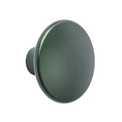 Muuto The Dots kledinghaak metaal 5 cm, Dark green< Haken & Hangers|Opbergoplossingen Voor De Kinderkamer