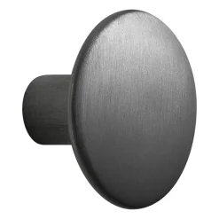 Muuto The Dots kledinghaak metaal 3,9 cm, Zwart< Haken & Hangers|Opbergoplossingen Voor De Kinderkamer