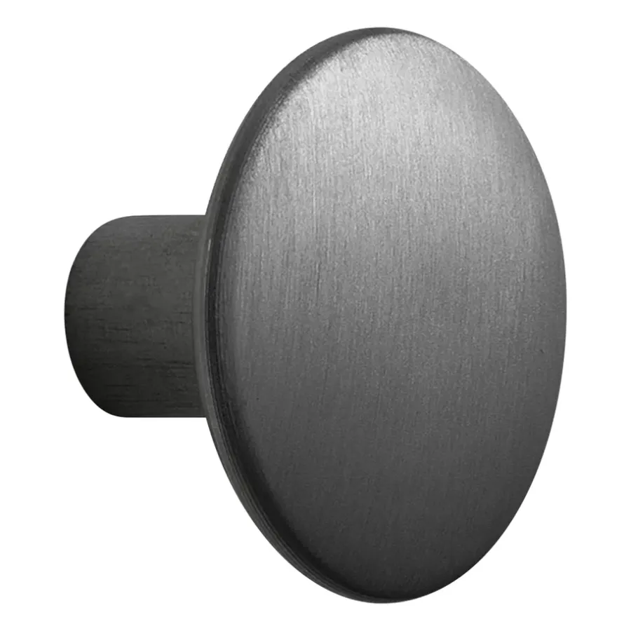 Muuto The Dots kledinghaak metaal 3,9 cm, Zwart< Haken & Hangers|Opbergoplossingen Voor De Kinderkamer