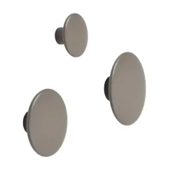 Muuto The Dots kledinghaak taupe, Medium< Haken & Hangers|Opbergoplossingen Voor De Kinderkamer