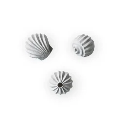Cooee Design The Genesis Shells sculptuur 3-pack, Limestone< Sculpturen & Porseleinen Beelden