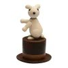 Spring Copenhagen The Magic Hat konijn decoratie 9,5 cm, Esdoorn< Houten Beelden