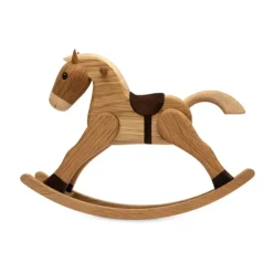 Spring Copenhagen The Rocking Horse decoratie 13,5 cm, Eik, 13,5 cm< Houten Beelden